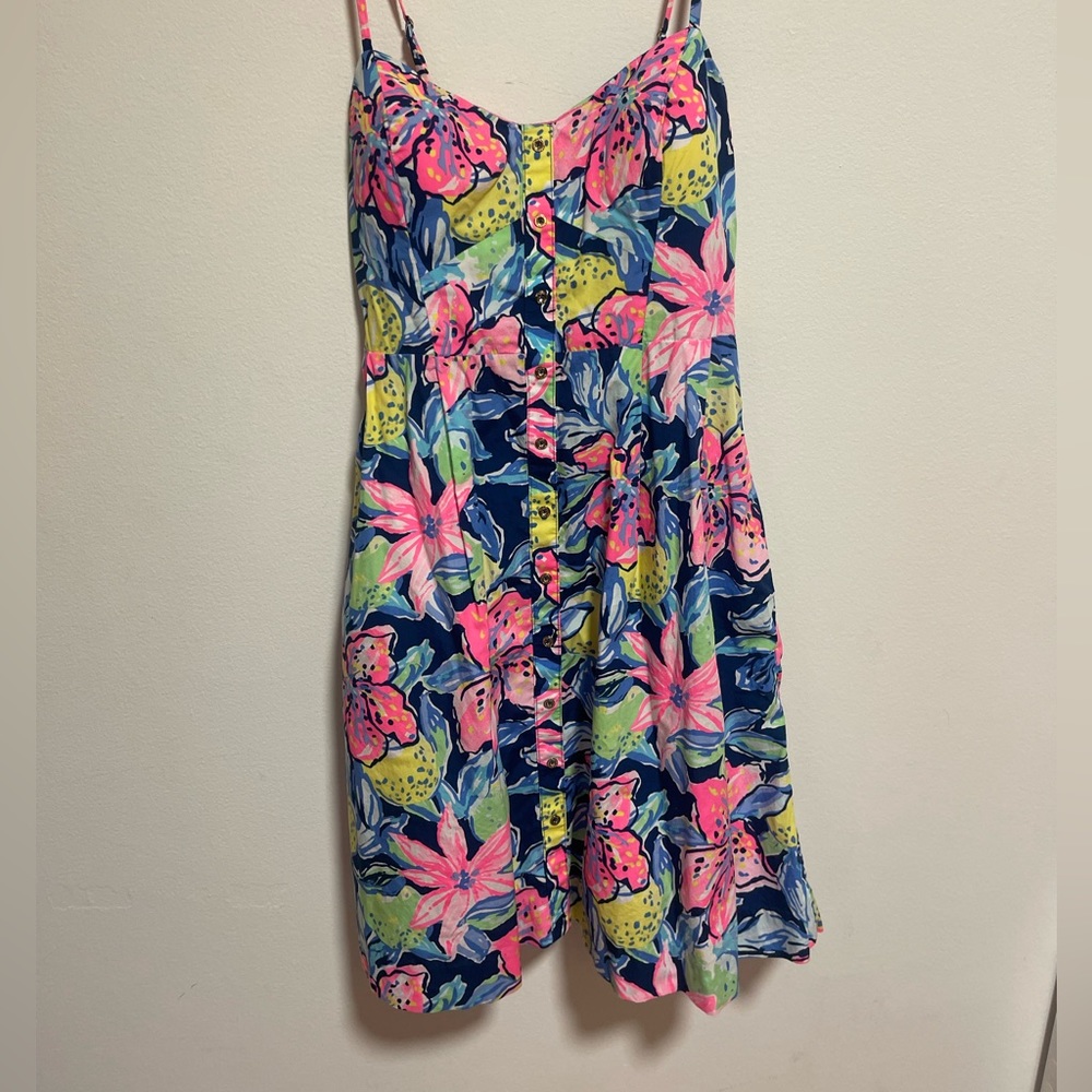 Lilly Pulitzer button detail dress